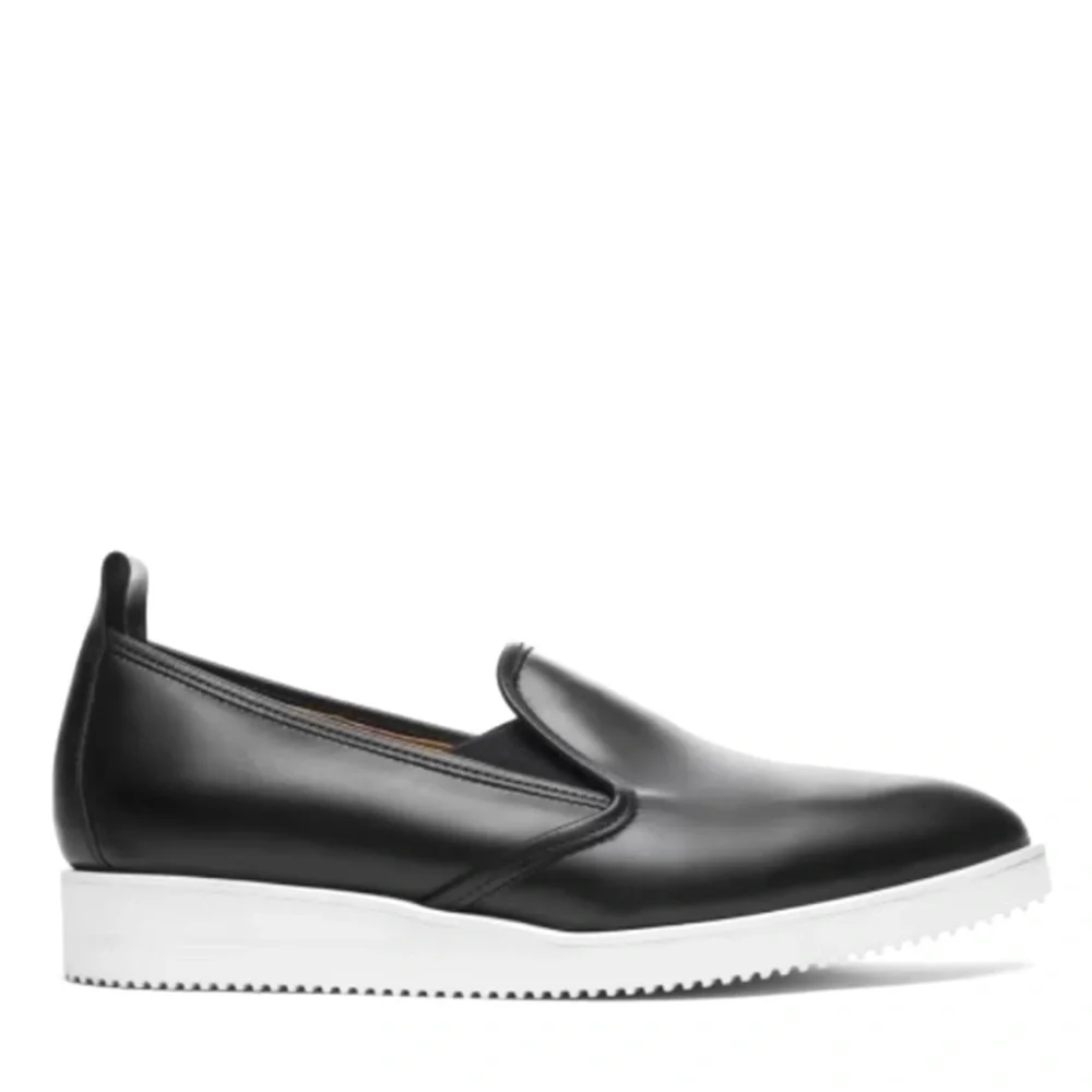 Everlane The Leather Street Shoe Black Sz 8 Made In Italy
